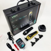 Тример VGR V-994, акумуляторний, мотор MAGLEV VECTOR 3.0, 3 насадки, зарядна станція, кейс. Зображення №21