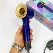 Фен профессиональный VGR V-445 BLUE, 3 уровня обдува, 4 уровня температуры, 1600 Вт. Изображение №10