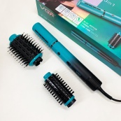 Электрическая фен-щетка VGR V-489 стайлер для укладки волос 1300 Вт. Цвет: синий. Изображение №9