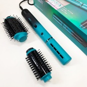 Электрическая фен-щетка VGR V-489 стайлер для укладки волос 1300 Вт. Цвет: синий. Изображение №12