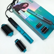 Электрическая фен-щетка VGR V-489 стайлер для укладки волос 1300 Вт. Цвет: синий. Изображение №13