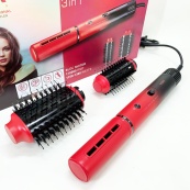 Електрична фен-щітка VGR V-489 стайлер для укладання волосся 1300 Вт. Колір: червоний. Зображення №4