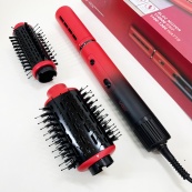 Електрична фен-щітка VGR V-489 стайлер для укладання волосся 1300 Вт. Колір: червоний. Зображення №9