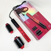 Електрична фен-щітка VGR V-489 стайлер для укладання волосся 1300 Вт. Колір: червоний. Зображення №13