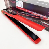 Плойка для волосся VGR V-518 RED випрямляч з керамічними пластинами. Зображення №3 Плойка для волосся VGR V-518 RED випрямляч з керамічними пластинами. Зображення №3