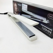 Плойка для волосся VGR V-518 WHITE випрямляч з керамічними пластинами. Зображення №3 Плойка для волосся VGR V-518 WHITE випрямляч з керамічними пластинами. Зображення №3
