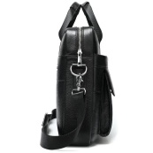 Чоловіча шкіряна сумка для ноутбука з італійської шкіри, формат А4, преміум клас. Зображення №17 Чоловіча шкіряна сумка для ноутбука з італійської шкіри, формат А4, преміум клас. Зображення №17