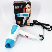 Фен для волосся складаний дорожній Gemei GM-1756 1200 Вт. Колір: блакитний. Зображення №5