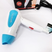 Фен для волосся складаний дорожній Gemei GM-1756 1200 Вт. Колір: блакитний. Зображення №6