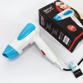 Фен для волосся складаний дорожній Gemei GM-1756 1200 Вт. Колір: блакитний. Зображення №7