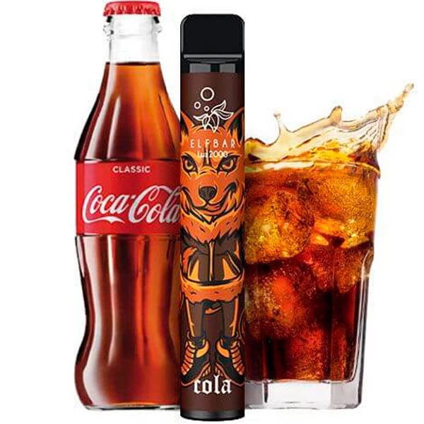 Elf Bar Lux 2000. Кола (Cola) Elf Bar Lux 2000. Кола (Cola)