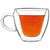 Набор чашек сердце Con Brio CB-8923-2 230 мл, 2 шт, Кружки стеклянные с двойным дном, Чашки для еспресо. Изображение №4 Набор чашек сердце Con Brio CB-8923-2 230 мл, 2 шт, Кружки стеклянные с двойным дном, Чашки для еспресо. Изображение №4