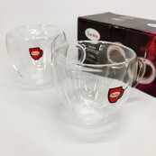 Набор чашек сердце Con Brio CB-8923-2 230 мл, 2 шт, Кружки стеклянные с двойным дном, Чашки для еспресо. Изображение №14 Набор чашек сердце Con Brio CB-8923-2 230 мл, 2 шт, Кружки стеклянные с двойным дном, Чашки для еспресо. Изображение №14