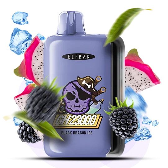 ELF BAR GH 23000 5%. Чорний Дракон (Black Dragon Ice) ELF BAR GH 23000 5%. Чорний Дракон (Black Dragon Ice)
