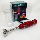 Блендер ViLgrand VBH4330. Колір: червоний. Зображення №4