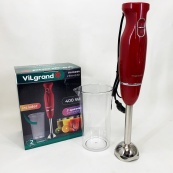 Блендер ViLgrand VBH4330. Колір: червоний. Зображення №7