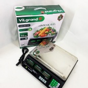 Ваги торговельні ViLgrand VES-6V-40 40 кг з калькулятором та акумулятором. Зображення №3