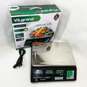 Ваги торговельні ViLgrand VES-6V-40 40 кг з калькулятором та акумулятором. Зображення №7