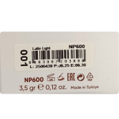 Гель для брів Neverti NP600, 3,5 г, 001 latte light Бежевий. Зображення №3