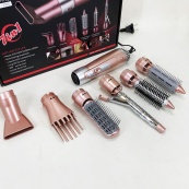 Щипці фен для волосся мультистайлер GEMEI GM-4831 7в1, класичний фен для волосся, потужний фен для волосся. Зображення №6