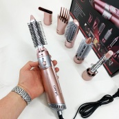 Щипці фен для волосся мультистайлер GEMEI GM-4831 7в1, класичний фен для волосся, потужний фен для волосся. Зображення №15