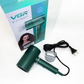 Професійний фен для волосся VGR V-431 потужністю 1600-1800 Вт із режимом холодного повітря. Колір: зелений. Зображення №6