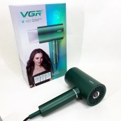 Професійний фен для волосся VGR V-431 потужністю 1600-1800 Вт із режимом холодного повітря. Колір: зелений. Зображення №8