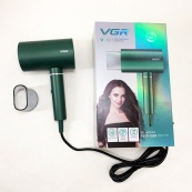 Професійний фен для волосся VGR V-431 потужністю 1600-1800 Вт із режимом холодного повітря. Колір: зелений. Зображення №12