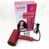 Професійний фен для волосся VGR V-431 потужністю 1600-1800 Вт із режимом холодного повітря. Колір: червоний. Зображення №5
