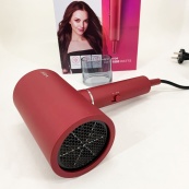 Професійний фен для волосся VGR V-431 потужністю 1600-1800 Вт із режимом холодного повітря. Колір: червоний. Зображення №11