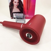 Професійний фен для волосся VGR V-431 потужністю 1600-1800 Вт із режимом холодного повітря. Колір: червоний. Зображення №12
