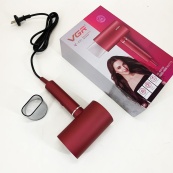 Професійний фен для волосся VGR V-431 потужністю 1600-1800 Вт із режимом холодного повітря. Колір: червоний. Зображення №17