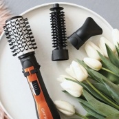 Фен Щетка Gemei Gm-4828 Браш Стайлер Вращающаяся Расческа Для Брашинга, Фен щетка 3 в 1, Фен браш Gemei. Изображение №3 Фен Щетка Gemei Gm-4828 Браш Стайлер Вращающаяся Расческа Для Брашинга, Фен щетка 3 в 1, Фен браш Gemei. Изображение №3