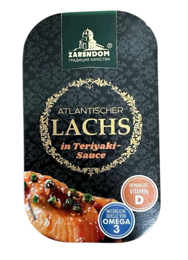 Лосось в соусі теріякі 120г Zarendom Лосось в соусі теріякі 120г Zarendom