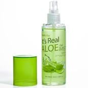 Гель міст для обличчя зволожуючий з екстрактом алое FarmStay it's Real Aloe Gel Mist 120 мл. Зображення №2