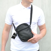 Якісна чоловіча сумка з натуральної шкіри, сумка месенджер, шкіряна барсетка, сумка через плече. Зображення №22