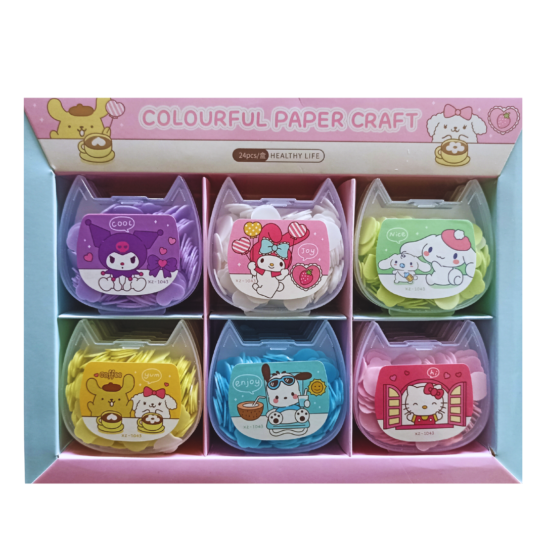 Мило паперове одноразове в пластиковому боксі Colourful Paper Craft (набір 6 шт.) Мило паперове одноразове в пластиковому боксі Colourful Paper Craft (набір 6 шт.)