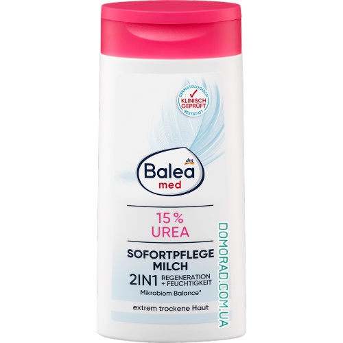 Balea MED Лосьйон 15% Urea Sofortpflegemilch 250ml Balea MED Лосьйон 15% Urea Sofortpflegemilch 250ml