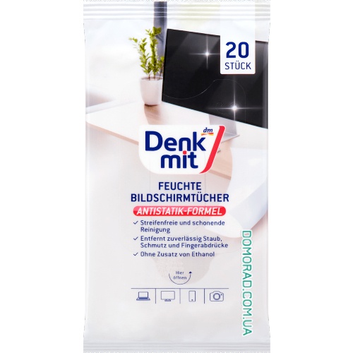 Denkmit Серветки для екранів Bildschirm 20шт. Denkmit Серветки для екранів Bildschirm 20шт.