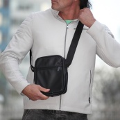 Чоловічі сумки через плече, Сумка через плече, Чоловіча сумка через спину, Ділова сумка месенджер. Зображення №29