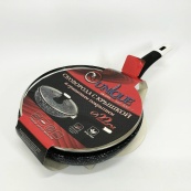 Сковорода UNIQUE UN-5114 22 см із кришкою граніт світлий багатошарове покриття. Зображення №5