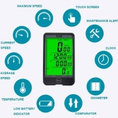 Велокомп'ютер SD-576C бездротовий з підсвічуванням екрану. Зображення №5