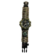 Годинник наручний чоловічий SKMEI 1155BCMGN PARACORD. Зображення №2