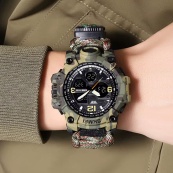 Годинник наручний чоловічий SKMEI 1155BCMGN PARACORD. Зображення №4