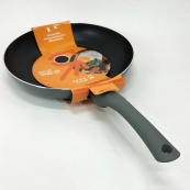 Сковорода алюминиевая 28 см WELL DONE WD-1018W индукция, сковорода удобная на кухню, антипригарная. Изображение №6