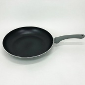 Сковорода алюминиевая 28 см WELL DONE WD-1018W индукция, сковорода удобная на кухню, антипригарная. Изображение №9