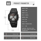 Годинник наручний чоловічий SKMEI 2389BK. Зображення №4