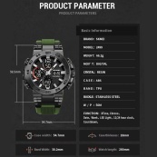 Годинник наручний чоловічий SKMEI 2499AG. Зображення №4