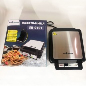 Электровафельница для бельгийских вафель SeaBreeze SB-0101 1200 Вт, Качественная вафельница для вафель. Изображение №3