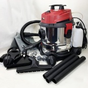 Пилосос промисловий, миючий Domotec MS-4414, будівельний 3000W, об'єм бака 20 л. Зображення №10